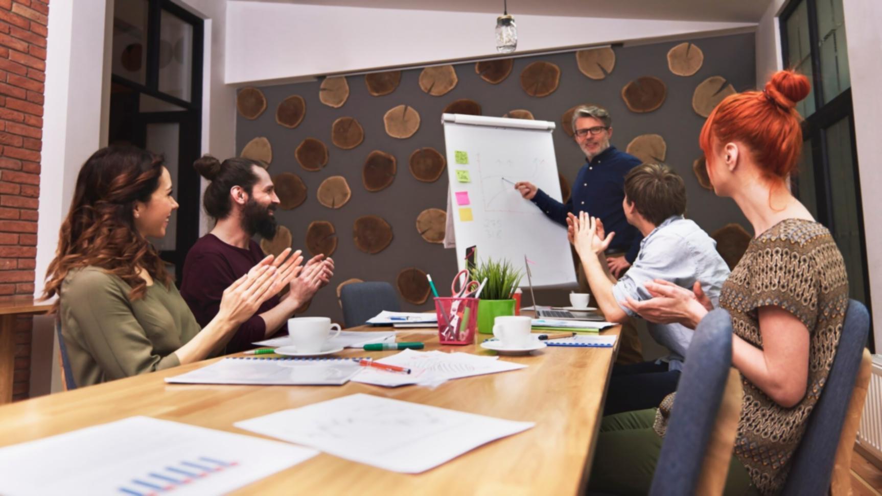 Financial charts and graphs showing positive business growth trends